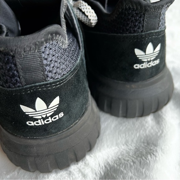 Adidas Tubular Black Tennis / Running Shoes Men’s Size 6.5 Women’s 8 - Picture 5 of 6